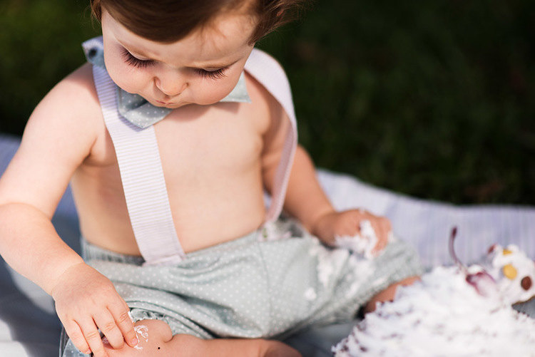 Ensaio Smash the Cake - Henrique 1 ano — fotografia de capa por Gus Wanderley