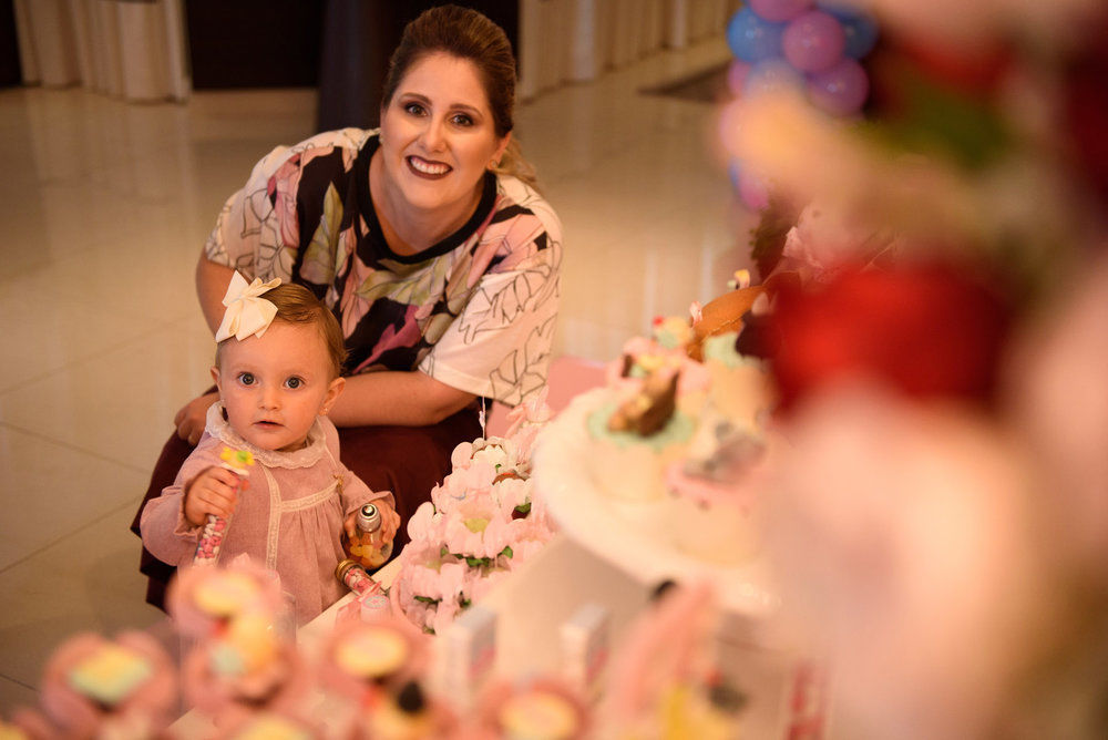 Foto 1 ano da Marina - festa em casa com tema circo rosa em Curitiba — festa - Imagem 15