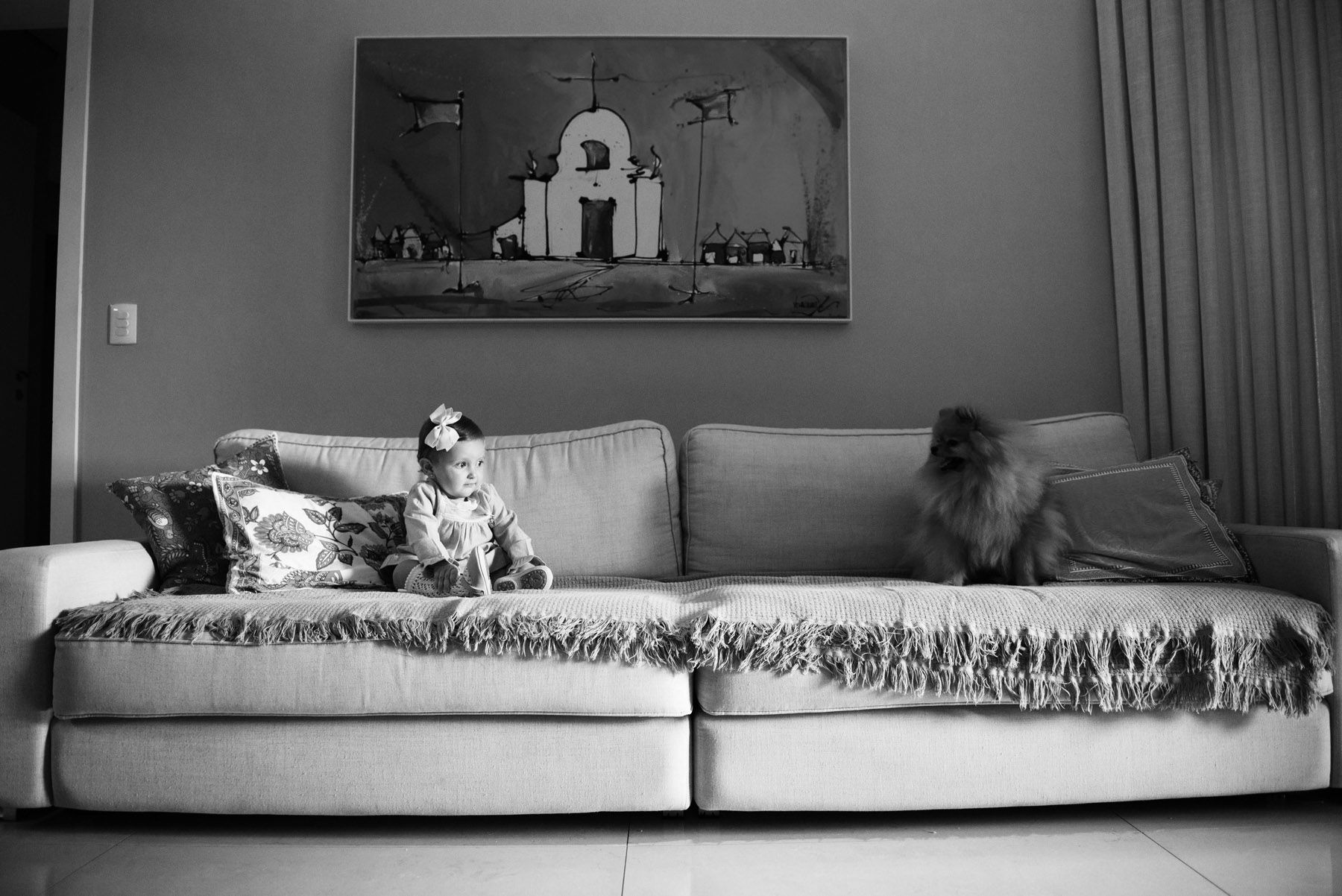 Foto 1 ano da Marina - festa em casa com tema circo rosa em Curitiba — making of em casa - Imagem 10