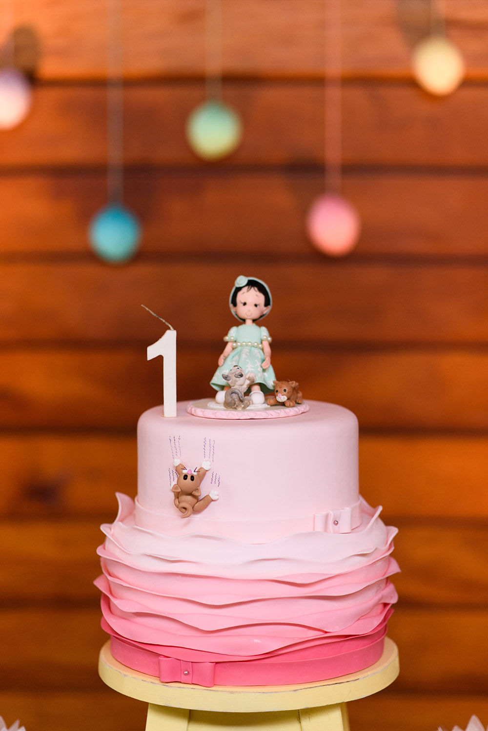 Foto Aniversário infantil com tema gatinhos em Curitiba - Clara 1 ano - Imagem 7